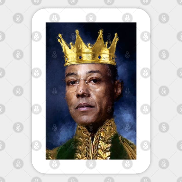 King Gus Fring Sticker by Vanilla Susu